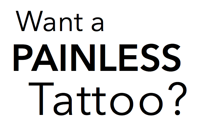 How to make a tattoo hurt less. LakeTahoeHypnosis.com - Distance sessions available via Skype.